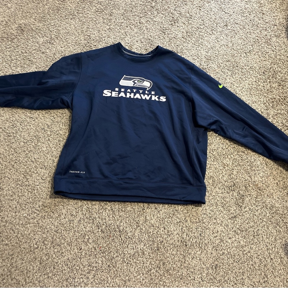 Seattle Seahawks Blue Sweatshirt